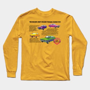 1972 HOLDEN TORANA - brochure Long Sleeve T-Shirt